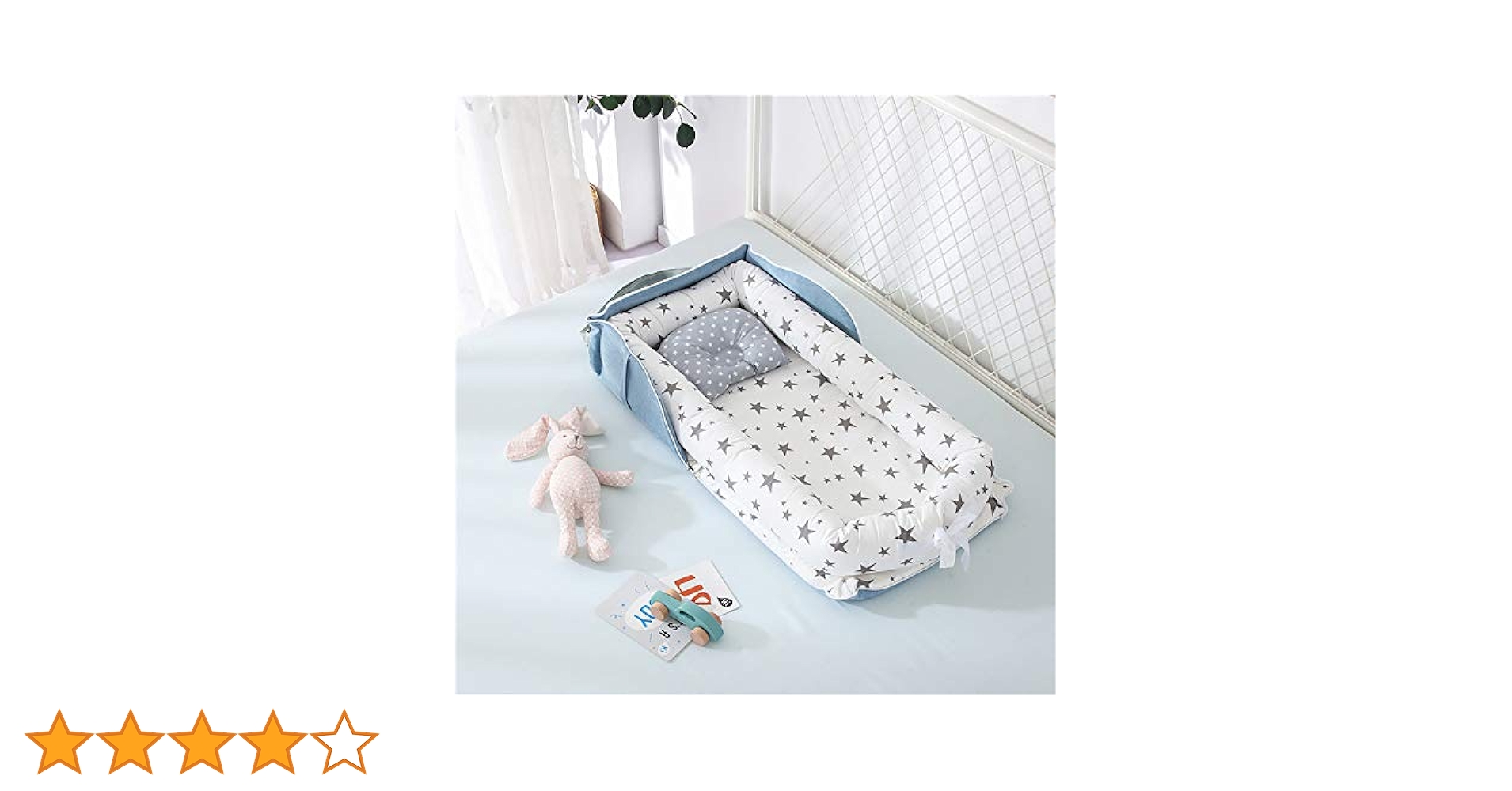 美品❣️Luddy ベビーベッド 新生児 折りたたみ 61SUzpxFcSL._AC_UL210_SR210,